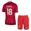 Maillot de Supporter Liverpool Gakpo 18 Domicile 2024-25 Pour Enfant